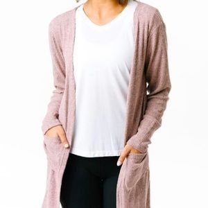 Zyia blush lightweight sweater.